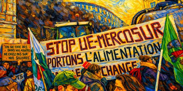 ACCORDO UE-MERCOSUR: I TRATTORI ASSEDIANO BRUXELLES, LA RABBIA DEGLI AGRICOLTORI